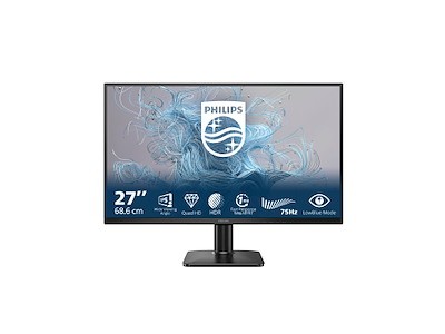 Philips 1000 series 27E2N1500L/00 computerskærm 68,6 cm (27") 2560 x 1440 pixel Quad HD LED Sort