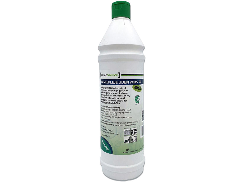 Vaskepleje, Uden Voks, Uden Farve, Uden parfume, 1 liter, Prime Source Ren 21