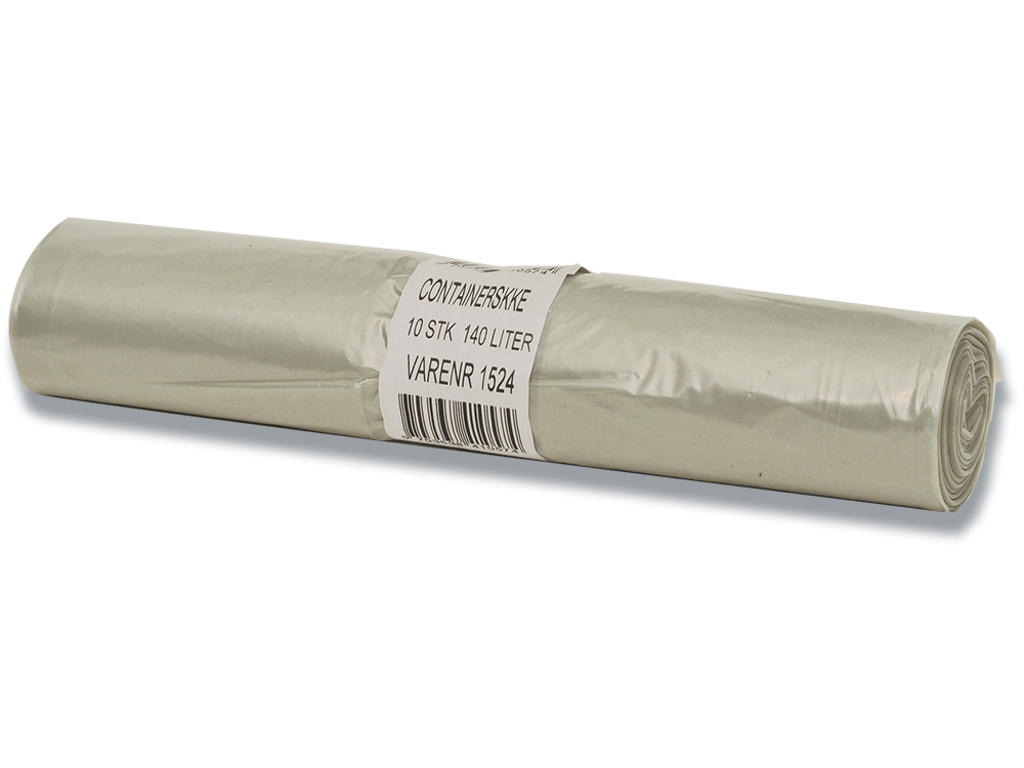 Affaldssække, 140 liter, 1 rulle, 10 sække pr rulle, Abena Container 