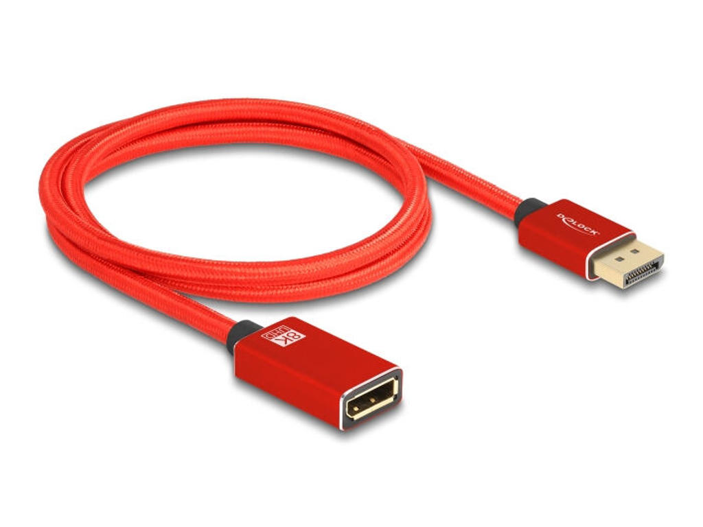 DeLOCK 81081 DisplayPort kabel 1 m Rød