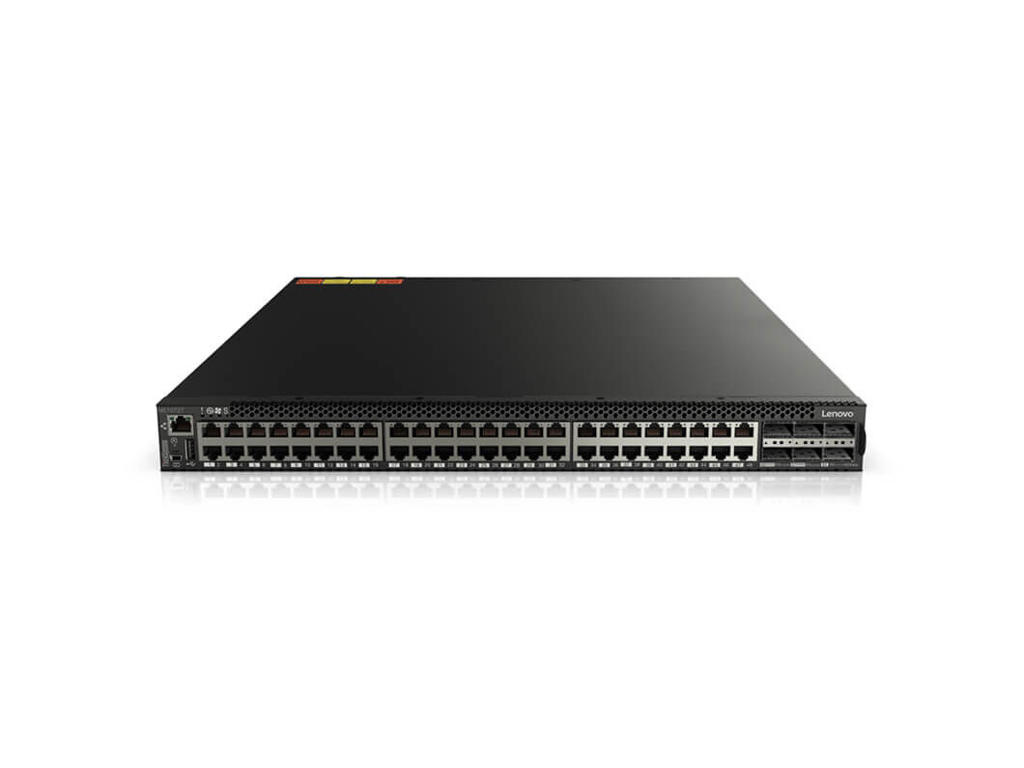 Lenovo ThinkSystem NE1072T Administreret L2/L3 10G Ethernet (100/1000/10000) 1U Sort