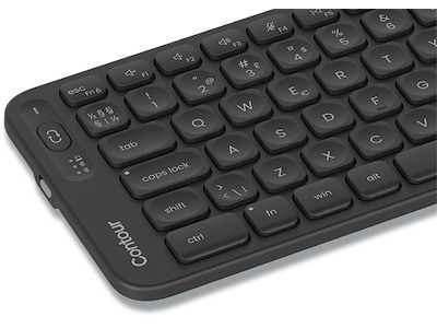 Tastatur, Trådløs, Mid-Size, Med numerisk tastatur, Sort, RollerMouse Balance Wireless