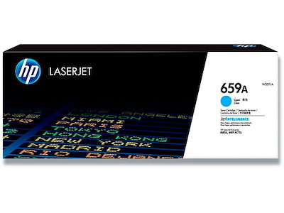 Toner, 659A, Cyan-blå, 13.000 sider, HP W2011A