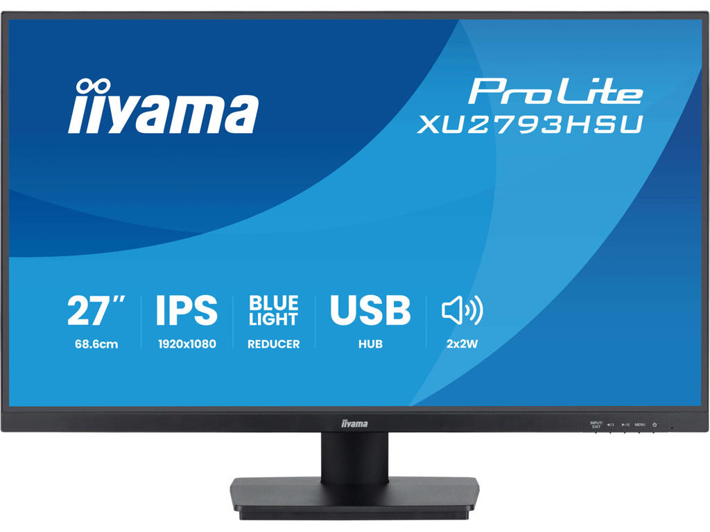 iiyama ProLite XU2793HSU-B7 computerskærm 68,6 cm (27") 1920 x 1080 pixel Fuld HD LED Sort