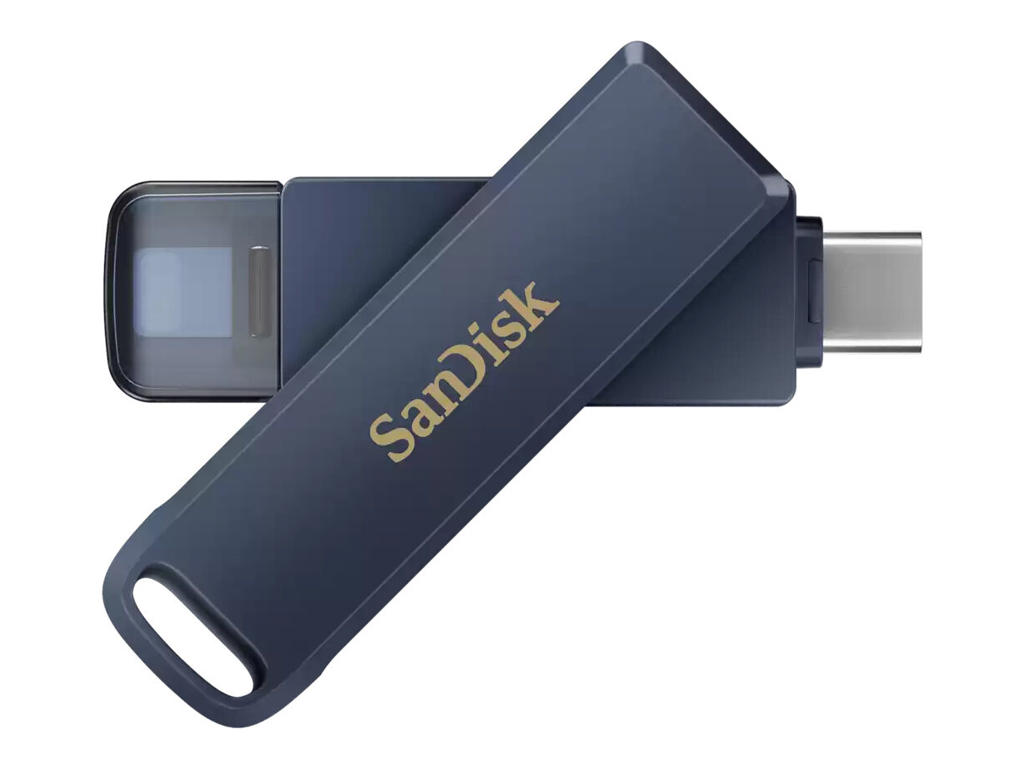 SanDisk iXpand USB-nøgle 128 GB USB Type-C / Lightning 3.2 Gen 1 (3.1 Gen 1) Blå