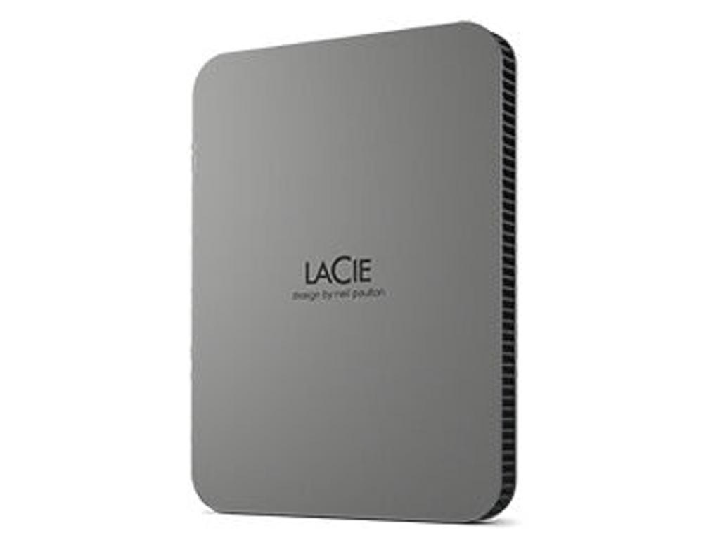 LaCie Mobile Drive Secure ekstern harddisk 2 TB USB Type-C 3.2 Gen 1 (3.1 Gen 1) Grå