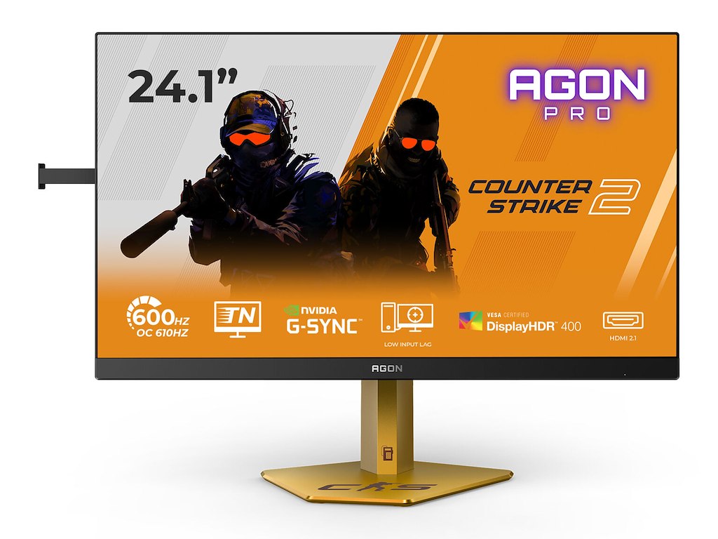 AOC AGON PRO CS24A computerskærm 61,2 cm (24.1") 1920 x 1080 pixel Fuld HD LED Sort