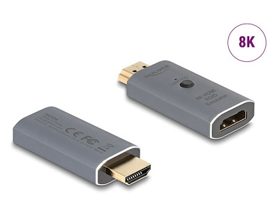 DeLOCK 64324 kabel kønsskifter HDMI Anthracit