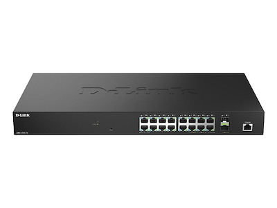 D-Link DMS-1250-18/E netværksswitch Administreret L2 2.5G Ethernet (100/1000/2500) Sort