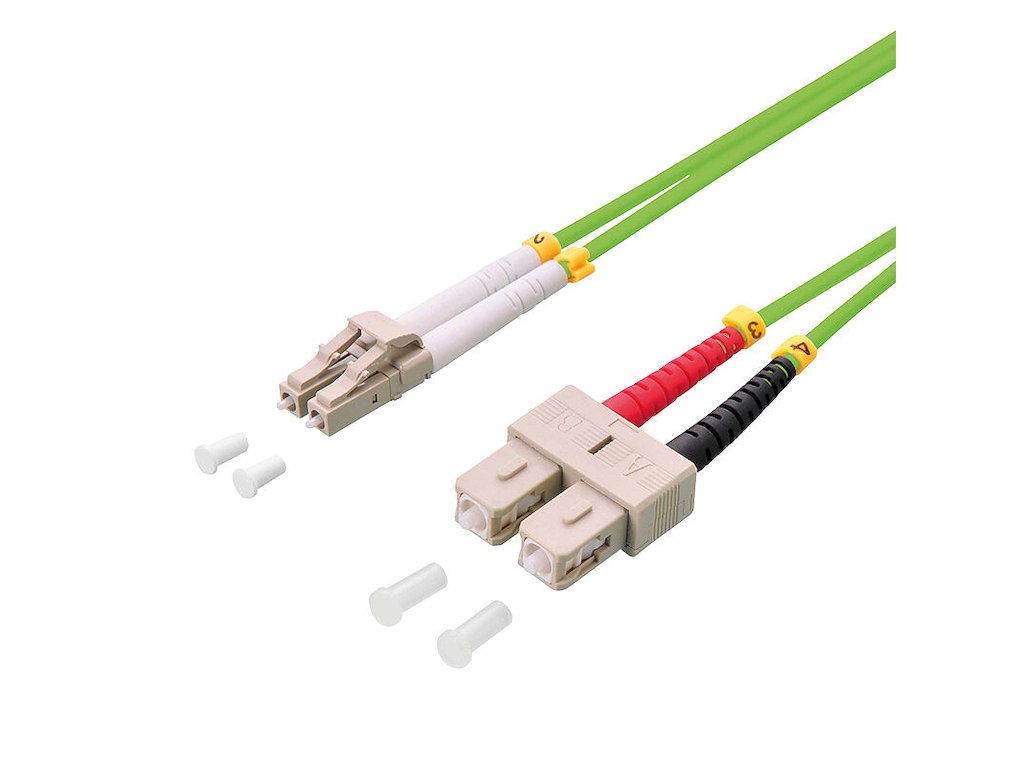 LogiLink FP5LS02 InfiniBand og fiberoptisk kabel 2 m LC SC Grøn
