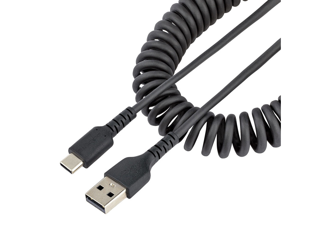 StarTech.com R2ACC-1M-USB-CABLE USB-kabel USB 2.0 USB A USB C Sort
