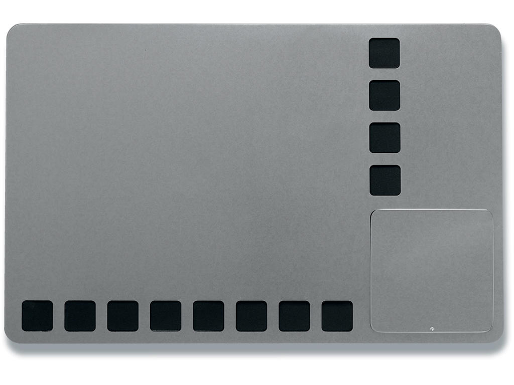 Kombitavle, Stål og skum, 61x39 cm, Magnetisk og nåle venlig, Nobo