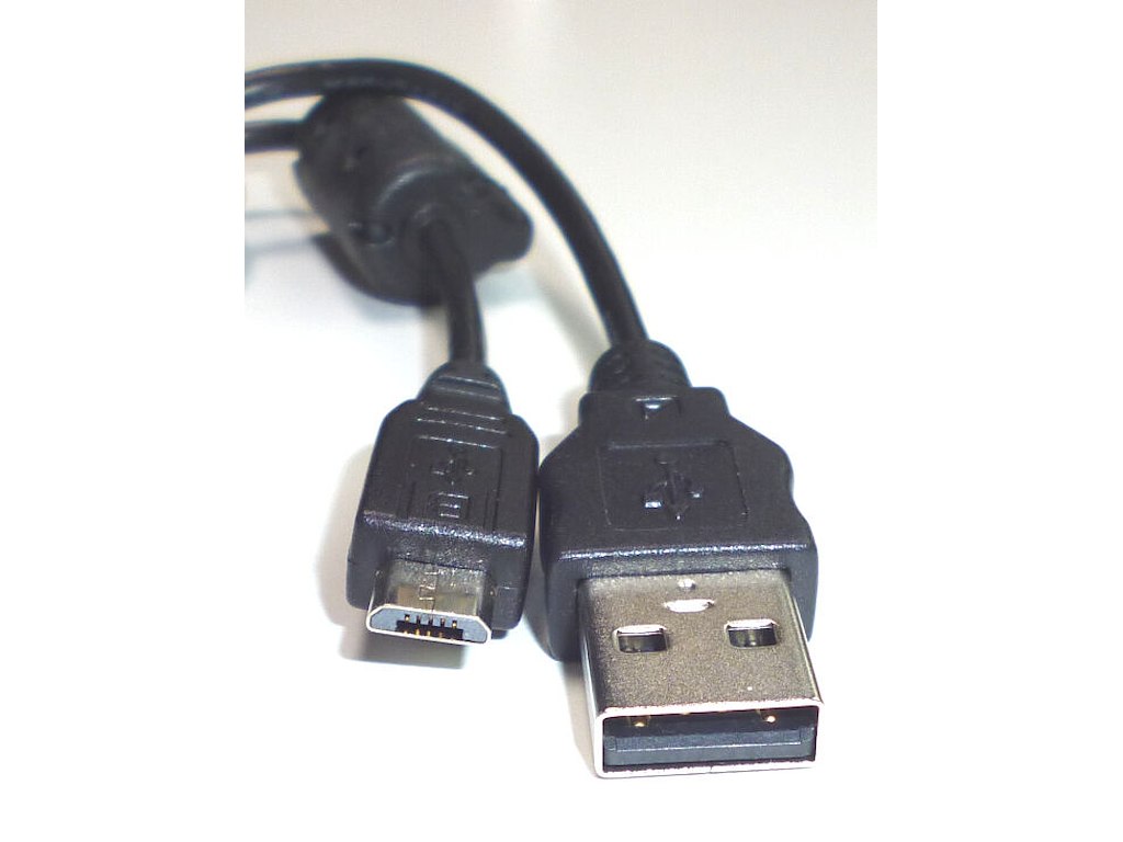 Panasonic K2KYYYY00236 USB-kabel USB A Micro-USB A Sort