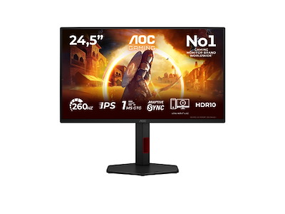 AOC G4 25G4ZR computerskærm 62,2 cm (24.5") 1920 x 1080 pixel Sort, Rød