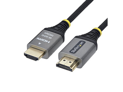 StarTech.com HDMI2-FLEX-4K60-3M HDMI-kabel HDMI Type A (Standard) Sort, Sølv