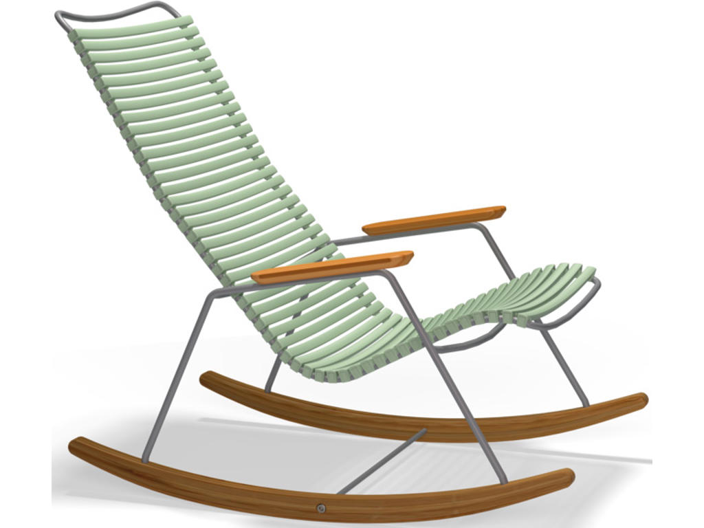 HOUE Click Gyngestol med armlæn og meder i Bambus