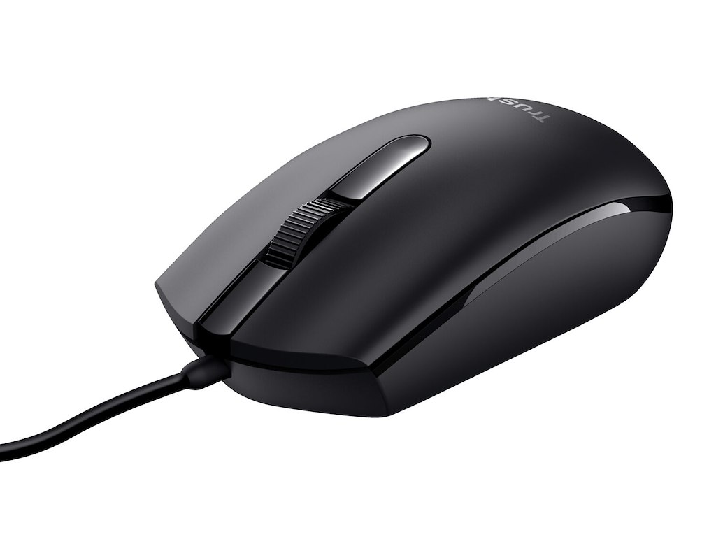Trust Basi mus Kontor Ambidextrous USB Type-A Optisk 1200 dpi