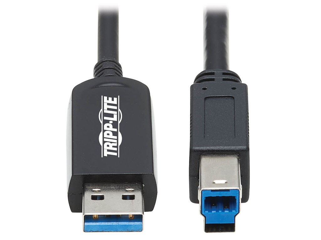 Tripp Lite U328F-30M USB-kabel USB 3.2 Gen 1 (3.1 Gen 1) USB A USB B Sort