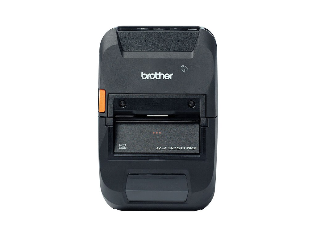 Brother RJ3250WBL etiketprinter Direkte termisk 203 x 203 dpi 127 mm/sek. Trådløs Ethernet LAN Wi-Fi Bluetooth