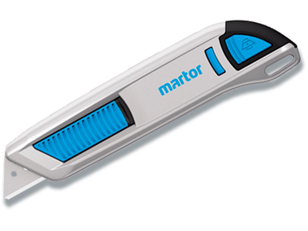 Hobbykniv, Klinge bredde: 17 mm, Plast, Blad kan udskydes max. 17 mm, Martor Secunorm 500 