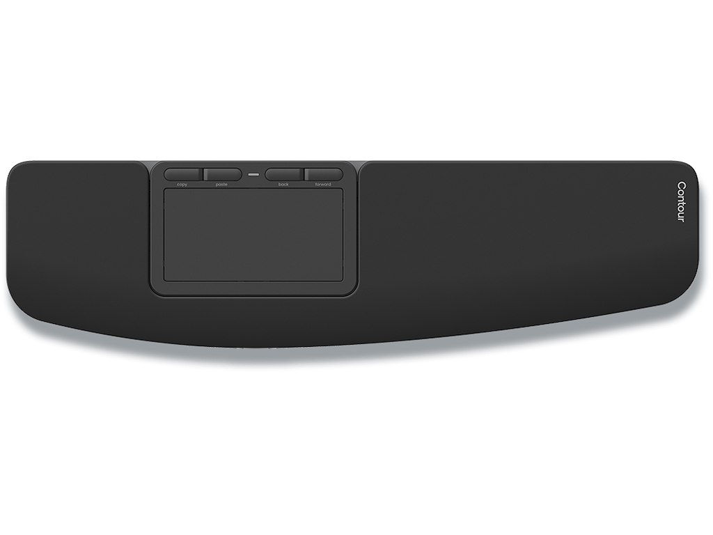 Ergonomisk mus, Touchpad, Integreret håndledsstøtte, Contour Touch Wireless