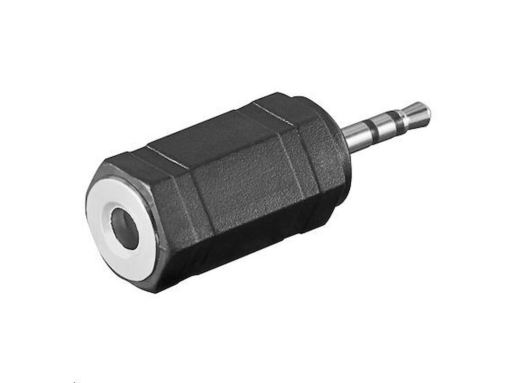 Microconnect AUDASM kabel kønsskifter 2.5mm 3.5mm Sort