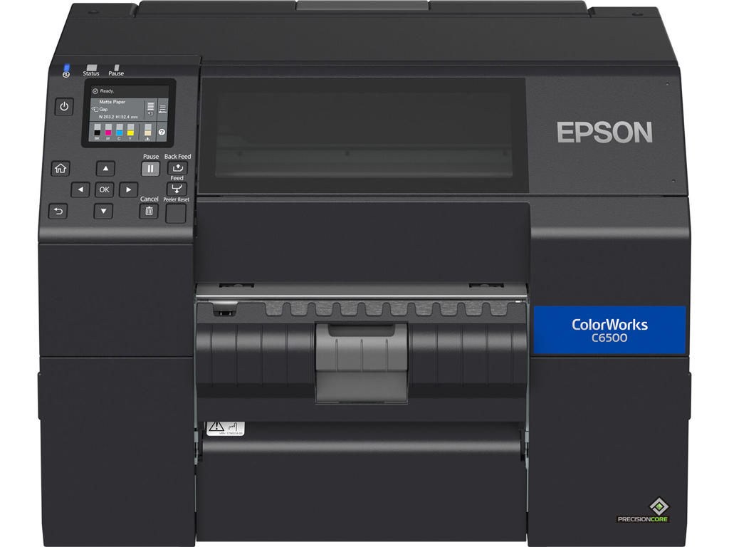 Epson ColorWorks CW-C6500Pe etiketprinter Inkjet Farve 1200 x 1200 dpi 85 mm/sek. Ledningsført Ethernet LAN