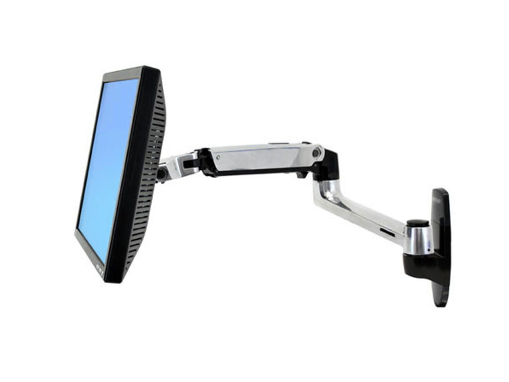 Ergotron LX Series LX Wall Mount LCD Arm 86,4 cm (34") Væg Aluminium