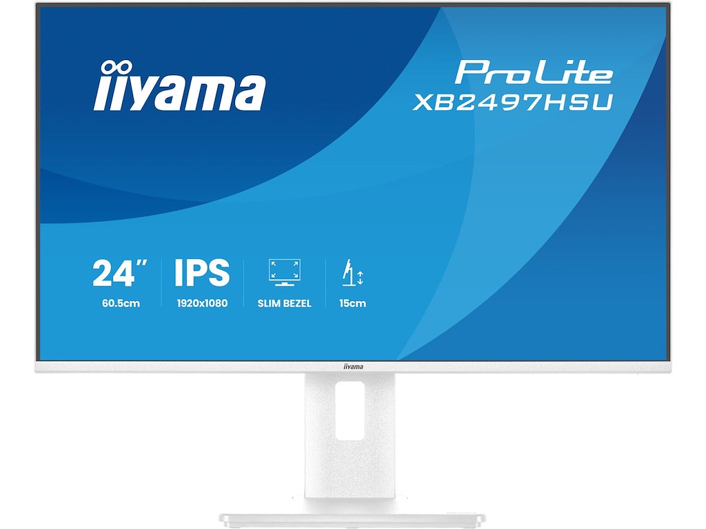 iiyama ProLite XB2497HSU-W1 computerskærm 60,5 cm (23.8") 1920 x 1080 pixel Fuld HD LED Hvid