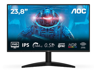 AOC B3 24B36X computerskærm 60,5 cm (23.8") 1920 x 1080 pixel Fuld HD LED Sort