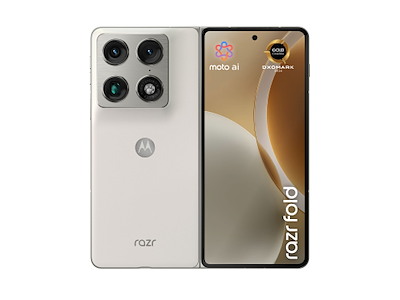 Motorola razr fold 20,6 cm (8.09") Dual SIM Android 16.0 5G USB Type-C 16 GB 512 GB 6000 mAh Hvid