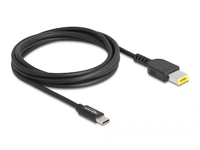DeLOCK 87970 el-ledning Sort 1,5 m USB C 1.0 x 4.5 mm