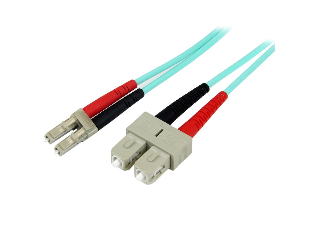 StarTech.com A50FBLCSC2 InfiniBand og fiberoptisk kabel 2 m LC SC Turkis