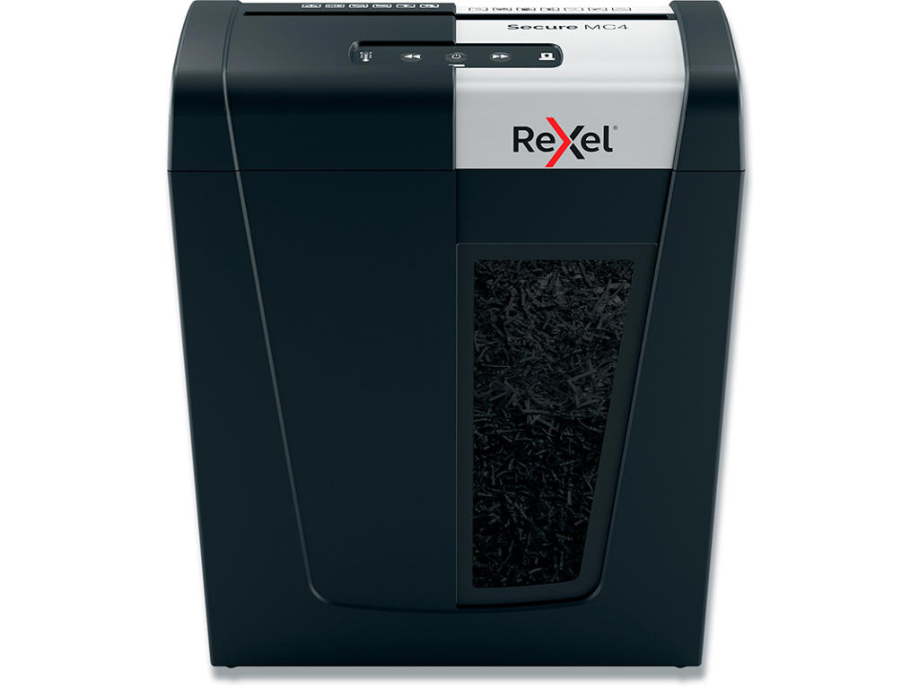 Makuleringsmaskine, Mikro, 4 ark, P5, Rexel Secure Whisper-Shred MC4