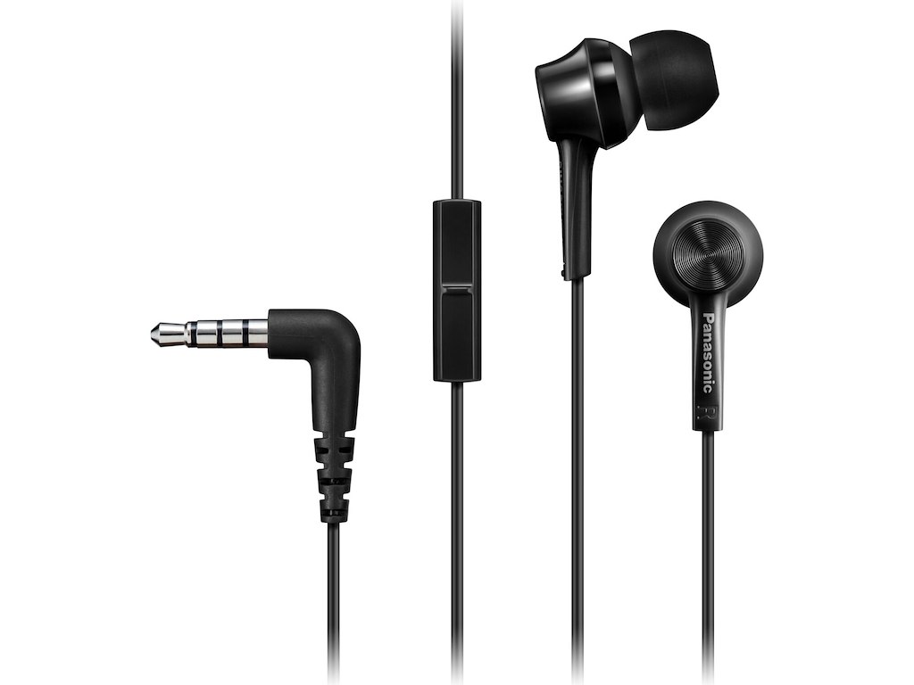 Panasonic RP-TCM115E Headset Ledningsført I ørerne Opkald/musik Sort