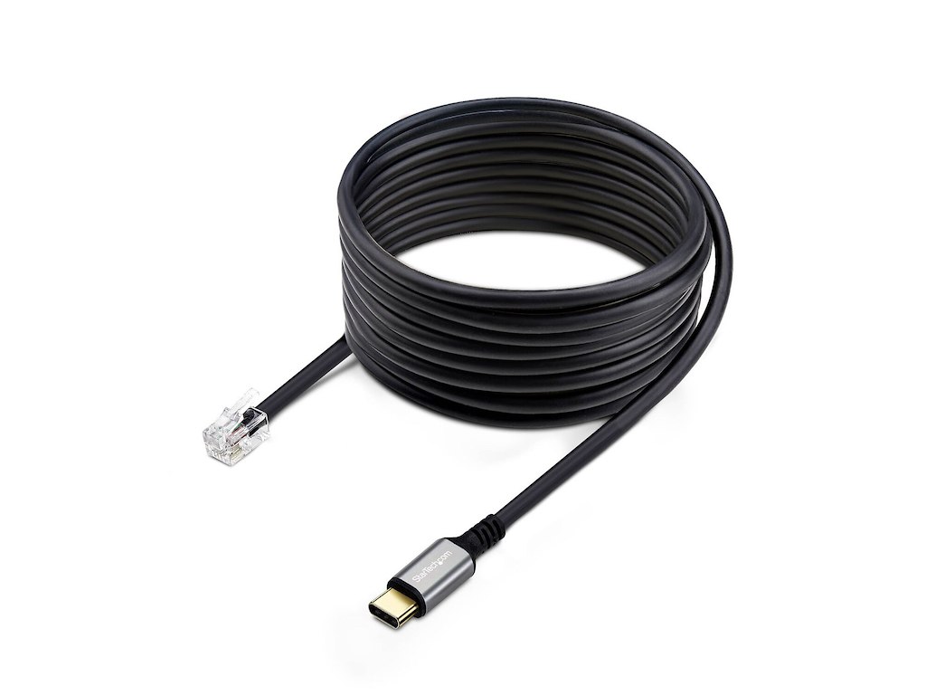 StarTech.com UR9-HEADSET-ADAPTER kabel kønsskifter USB-C RJ-9 Sort