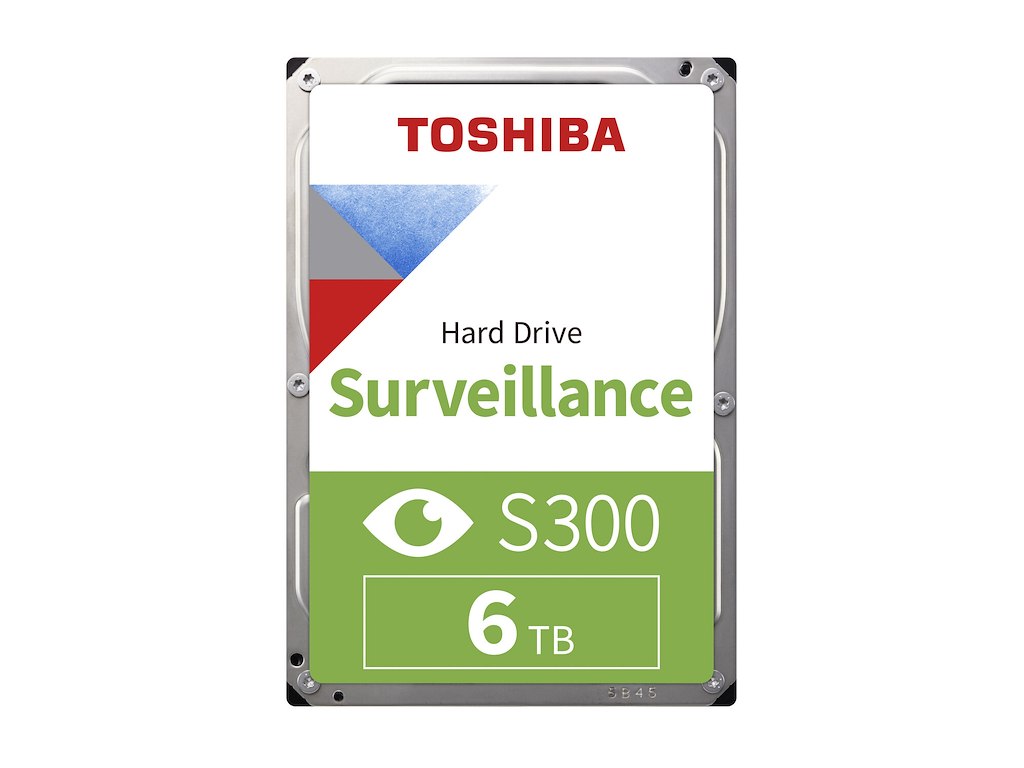 Toshiba S300 Surveillance harddisk 6 TB 7200 rpm 256 MB 3.5" Serial ATA III