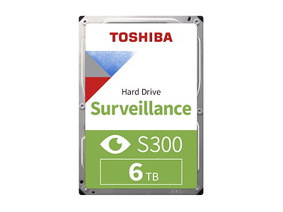 Toshiba S300 Surveillance harddisk 6 TB 7200 rpm 256 MB 3.5" Serial ATA III