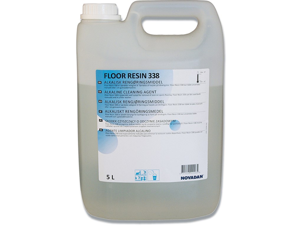 Harpiksfjerner floor resin 338 5l/dunk