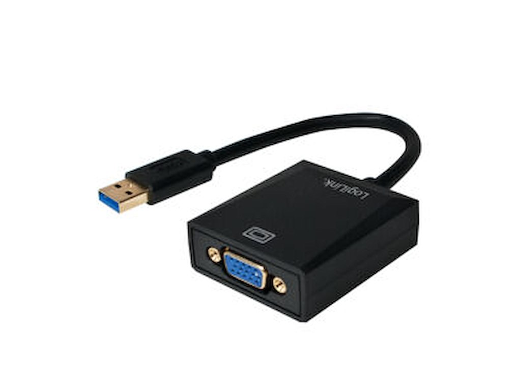 LogiLink UA0231 USB grafisk adapter 1920 x 1080 pixel Sort