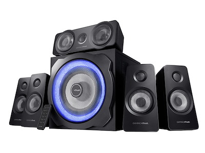 Trust GXT 658 Tytan 5.1 højttalersæt 90 W Universel Sort 5.1 kanaler