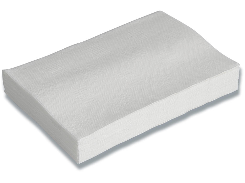 Dispenserservietter, 2 lag, Hvid, 16x21.5 cm, 8000 stk, Abena