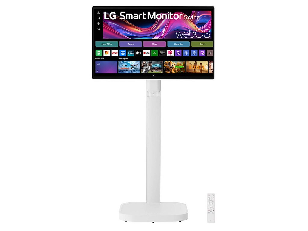 LG 32U889SA computerskærm 80 cm (31.5") 3840 x 2160 pixel 4K Ultra HD LCD Berøringsskærm Hvid