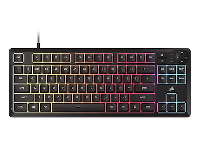 Corsair K55 CORE TKL tastatur Spil USB QWERTY US engelsk Sort