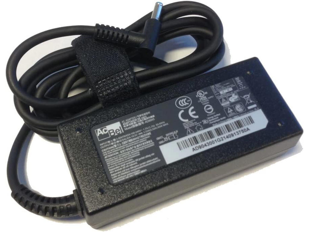 HP AC Adapter 65W Smart strømadapter og vekselret Sort