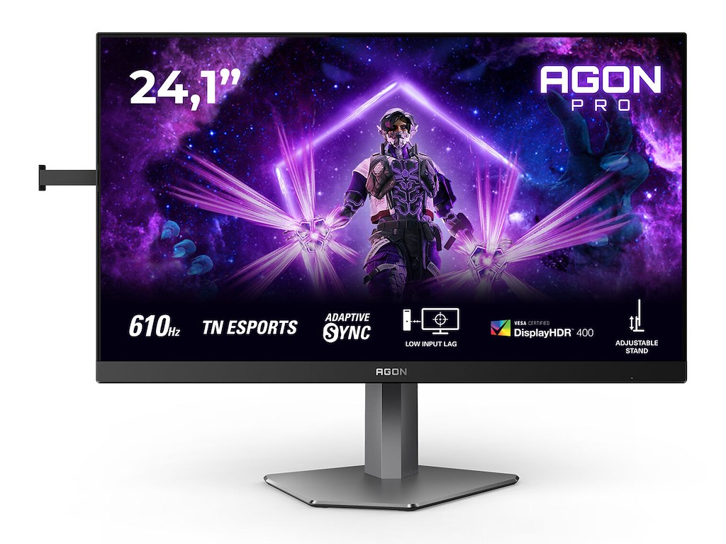 AOC G2 AG246FK6 computerskærm 61,2 cm (24.1") 1920 x 1080 pixel Fuld HD LED Sort, Grå