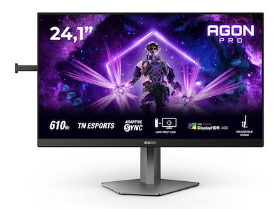 AOC G2 AG246FK6 computerskærm 61,2 cm (24.1") 1920 x 1080 pixel Fuld HD LED Sort, Grå