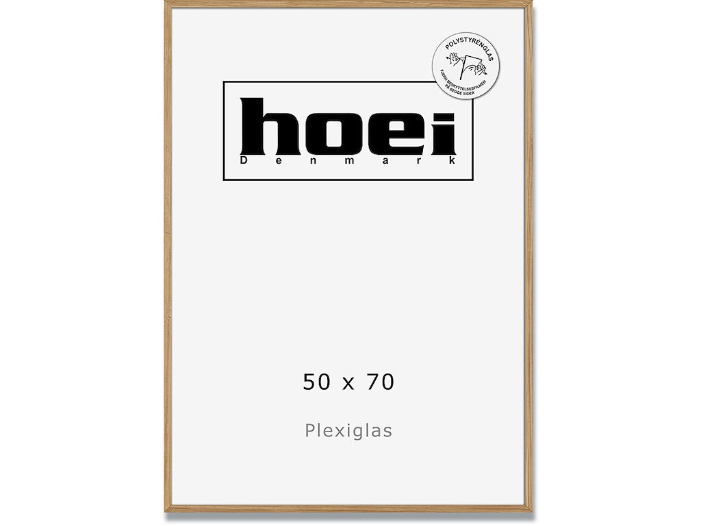 Fotoramme, 50x70 cm, Natur, Egetræ, Hoei 200