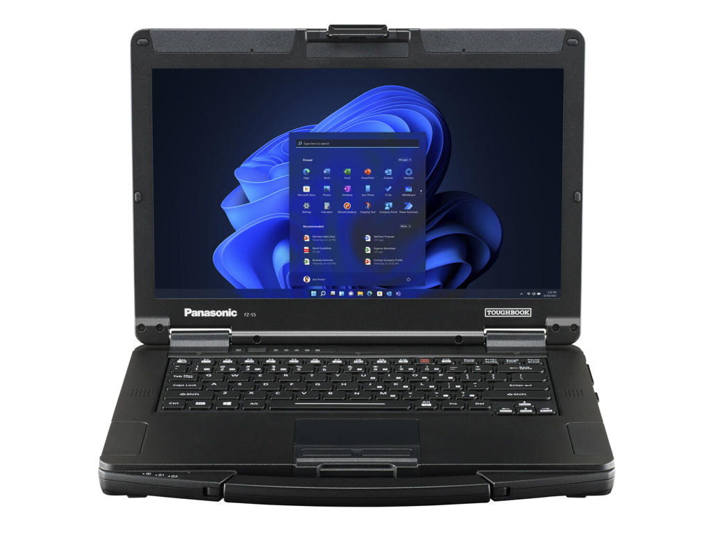 Panasonic Toughbook FZ-55GZ04BB4 laptop Intel® Core™ i5 i5-1345U 35,6 cm (14") HD 16 GB DDR4-SDRAM 512 GB SSD Wi-Fi 6E (802.11ax) Windows 11 Pro Sort