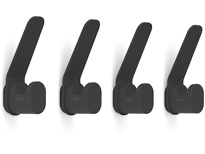 Knage, Dobbelt, Sort, 4 stk, Durable DURASTORE
